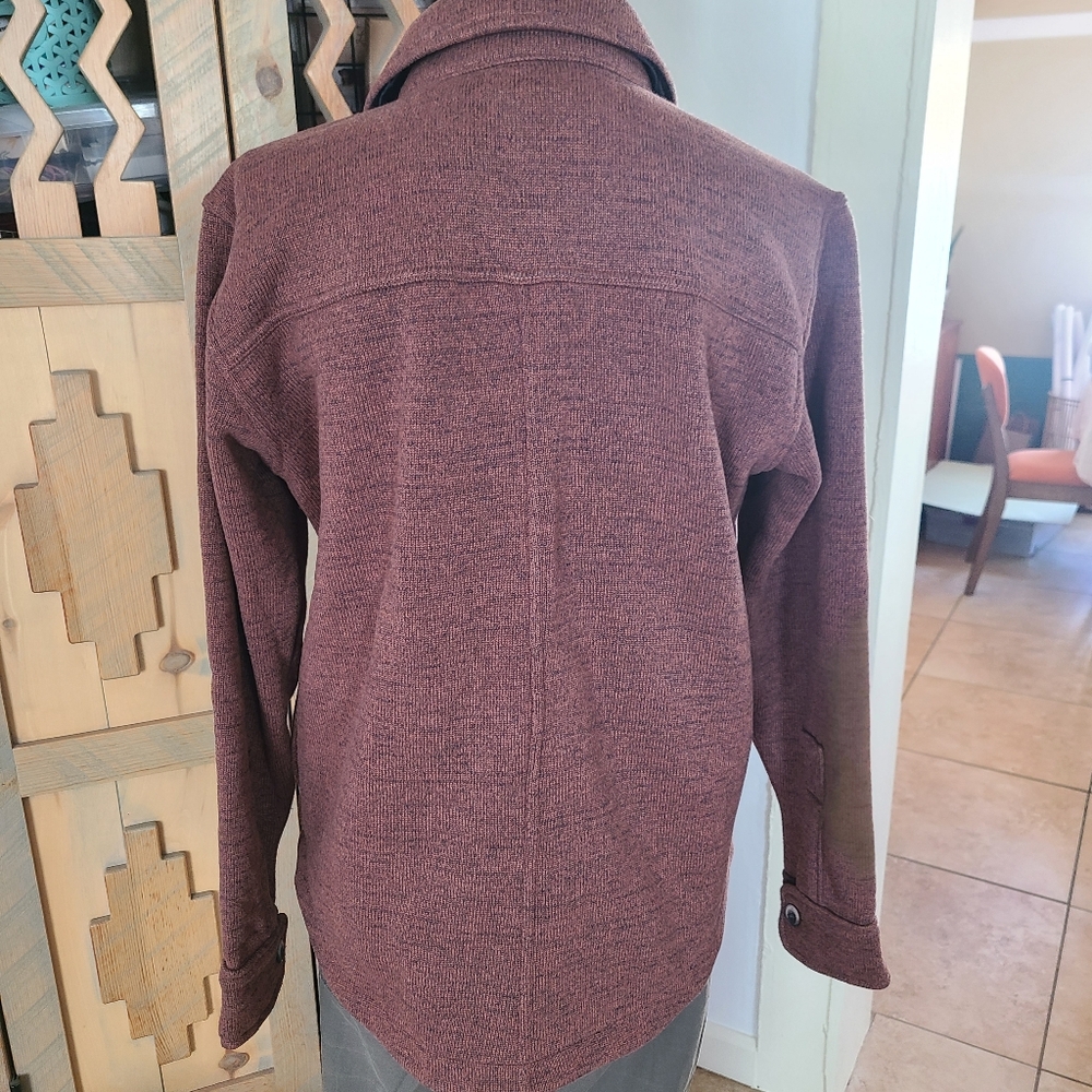 Prana Tri-Thermal Shacket Clove Small - Picture 3 of 7